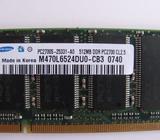 512MB DDR1 PC2700 DDR333 za laptop