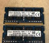 RAM za laptop 2 X 4GB PC3L-12800s 1600MHz 1.35V