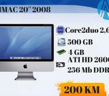 Imac 20'' 2008 / Core2duo 2,66 / 4 GB RAM/