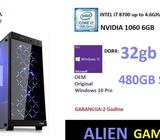 I7 8700 32gb ram ddr4 1060 6gb 480 ssd alien pc